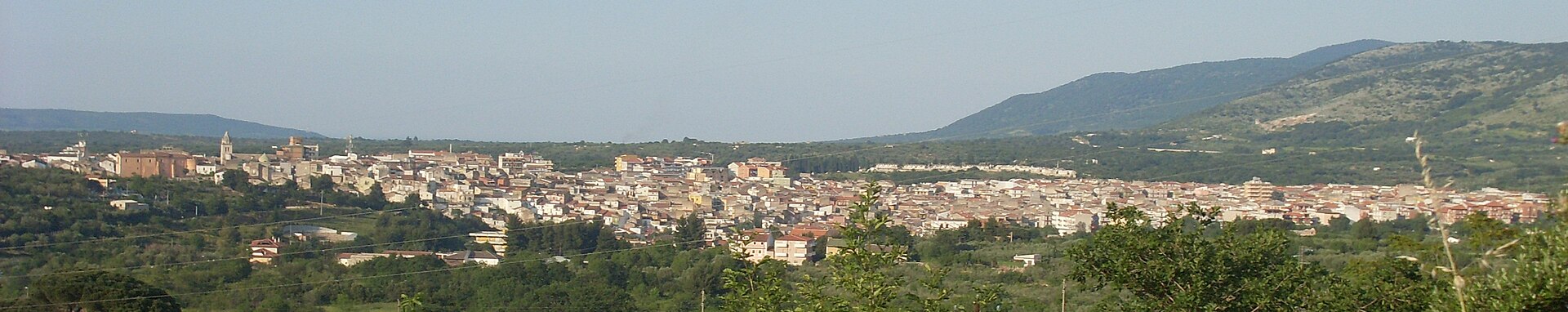 San Nicandro Garganico visto dalla collina di San Giuseppe
