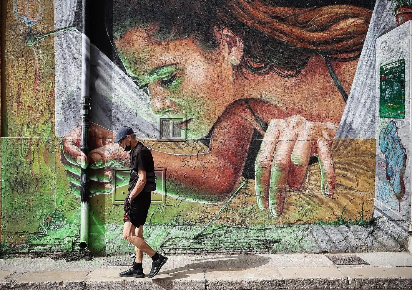 Murale di Braga Last One realizzato durante Stramurales a Stornara